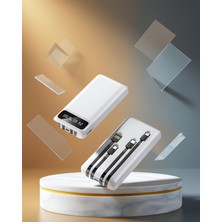 Ecruz 20.000MAH USB Type-C Lightning LCD Powerbank