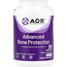 Advanced Orthomolecular Research Aor, Advanced Bone Protection, 30 Capsules (40 Mg Per Capsule)