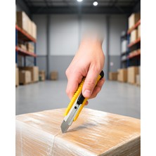 Ecruz 5'li Metal Falçata Seti Sarı Ergonomik Saplı