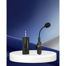 Ecruz Kablosuz Yaka Mikrofonu 2.4 Ghz Düşük Gecikmeli