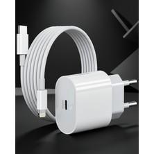 Ecruz 20W Hızlı Şarj Adaptörü ve 1.2m Lightning Kablo Seti