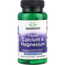 Swanson Vitamins, Albion® Calcium & Magnesium, 60 Capsules