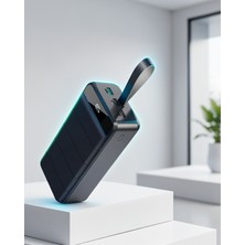 Ecruz 50.000 Mah Kapasiteli 4 USB Portlu Hızlı Şarjlı LED Işıklı Powerbank