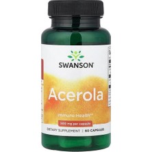 Swanson Vitamins, Acerola, 500 Mg, 60 Capsules