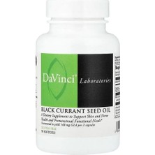 Da Vinci Labs Davinci Laboratories, Blackcurrant Seed Oil, 90 Softgels (500 Mg Per Softgel)