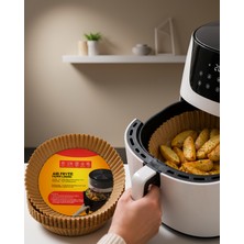 Ecruz Airfryer Pişirme Kağıdı 100 Lü Yağ Geçirmez Yapışmaz