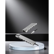 Ecruz Usb-C Çoklu Bağlantı Merkezi 5 Gbps Alüminyum Gövdeli