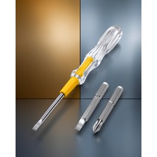 Ecruz Test Cihazı Kontrol Kalemi Şeffaf Saplı 110V-220V