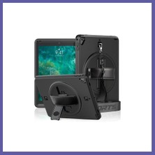 Nida iPad 5 Air 9.7 Kılıf Strap-C Otterbox Tablet Kapak - Siyah Nıda