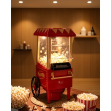 Ecruz Yağsız Sıcak Hava Popcorn Makinesi UCZZPG618KIRMIZI-1