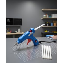 Ecruz 20W Silikon Tabancası 7.5 mm Uyumlu 5 Adet Hediye Silikon