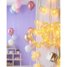 Ecruz Kalp Şeklinde Neon LED Oda Lambası