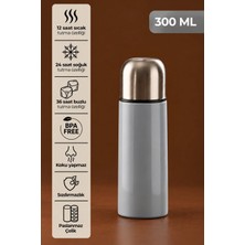 Decopat 300 ml Mama Okul Kahve Çay Paslanmaz Çelik Termos - 12 Saat Sıcak - 24 Saat Soğuk