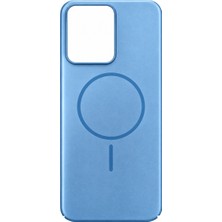 Milas Toptan Xiaomi Redmi 13C Mika Pc Magsafe Kapak - Açık Mavi
