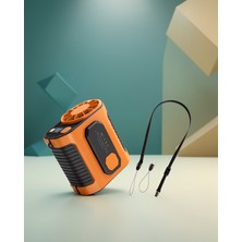 Ecruz Dijital Göstergeli Turbo Mini Fan – 3 Hız Seçeneği, USB Type-C