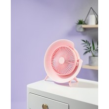 Ecruz Rgb Gece Lambalı Masaüstü Vantilatör