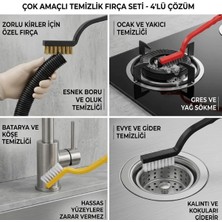 Ett Cazibiz 3'lü Çok Amaçlı Tel Temizlik Fırçası SETI-419100