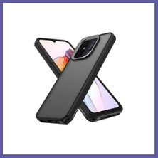 Nida Redmi 12C Uyumlu Kılıf Elegant Kapak - Siyah Nıda
