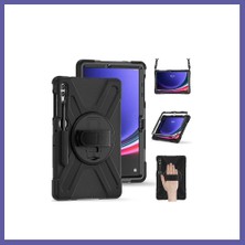 Nida Samsung Galaxy X610 Tab S9 Fe Plus 12.4 Kılıf Amazing Tablet Kapak - Siyah Nıda
