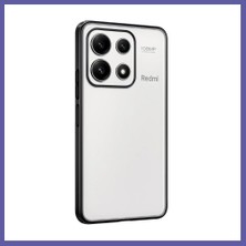 Nida Poco X6 Pro Uyumlu Kılıf Lensli Silikon - Siyah Nıda