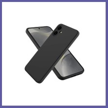 Nida Samsung Galaxy A06 Uyumlu Kılıf First Silikon - Siyah Nıda