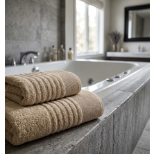 Shipla Home Sorrento Serisi 2'li Banyo ve El Havlusu Seti (50X90 cm & 70X140 Cm)