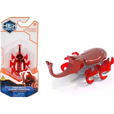 Hex Bots Robotik Böcek - Kırmızı Rhino Beetle