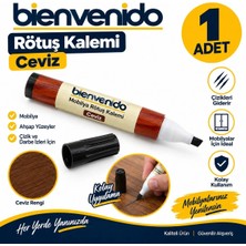 Mobilya Rötuş Kalemi Ahşap Masa Sehpa Dolap Kalemi Çizik Giderici Çatlak Kapatıcı Kahverengi Ceviz