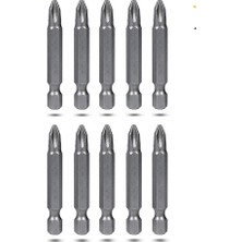 10 Adet Yıldız Bits Uç Ph2 50 mm Vidalama