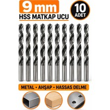 9mm Hss Matkap Ucu 10 Adet