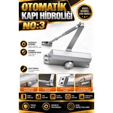 Otomatik Kapı Hidroliği No:3 – Ayarlanabilir Kapı Kapatıcı Hidrolik Mekanizma, Alüminyum Göv