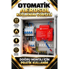 Otomatik Aerosol Yangın Söndürücü Elektrik Panosu Yangın Koruma Cihazı