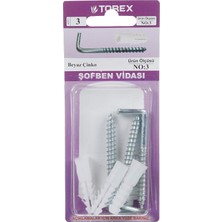 Torex Şofben Vidası 2 (Dübel Ile)