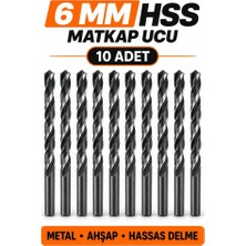 Hss Matkap Ucu 6 mm 10 Adet