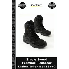 Carlburn Single Sword Fermuarlı Outdoor Kadın&erkek Bot SS602 Taktik Ayakkabı Komando Postali Kamp Ayakkabısı