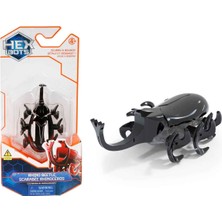 Hex Bots Robotik Böcek - Siyah Rhino Beetle