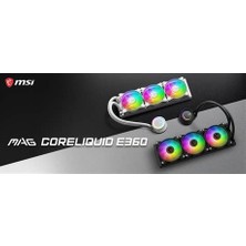 MSI Msı Mag Corelıquıd E360 Argb LED 360MM Sıvı Soğutma Sıstemı