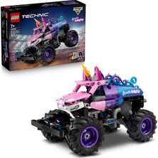 LEGO Technic Monster Jam Sparkle Smash Çek-Bırak 42220 - 7 Yaş ve Üzeri Çocuklar Için Canavar Kamyon Oyuncak Yapım Seti (243 Parça)