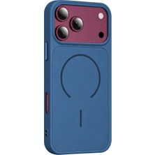 The Gencoo Iphone 18 Pro Max Azus Magsafe Kapak - Mavi