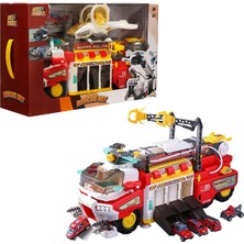 Maxx Wheels Sesli ve Işıklı Kurtarma Garaj Seti - Fire Rescue