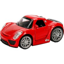Maxx Wheels Sesli ve Işıklı Model Arabalar 11,5 cm - Kırmızı-1