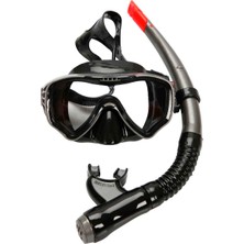 Snob Maske ve Şnorkel Seti M305SN02 - Siyah-Gri