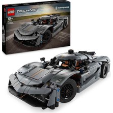 LEGO Technic Koenigsegg Jesko Absolut Gri Hiper Araba 42173 - Çocuklar Için Oyuncak Yapım Seti (801 Parça)