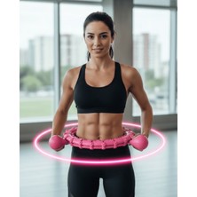 Marsilyan Ayarlanabilir Akıllı Huula Hoop 680 gr Ağırlıklı Egzersiz Halkası