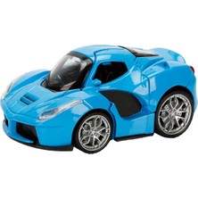 Maxx Wheels Sesli ve Işıklı Model Arabalar 11,5 cm - Mavi