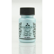 Tr Dora Metalik Boya, 153 Mint, 50ML, Su Bazlı Sedefli