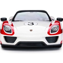 Rastar 1:14 Uzaktan Kumandalı Porsche 918 Spyder Weissach Işıklı Araba 32 Cm. - Beyaz