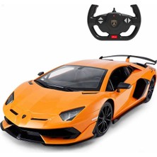 Rastar 1:14 Uzaktan Kumandalı Lamborghini Aventador Araba 34 Cm. - Turuncu