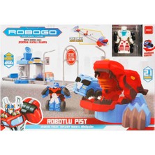 Mgs Oyuncak Robogo Action Time Robotlu Pist Oyun Seti - Beyaz Robot