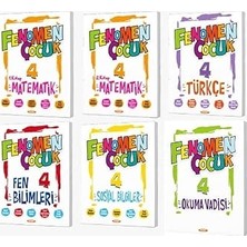 Çocuk 2024 4. Sınıf Türkçe Matematik Fen Soyal Haftalık Ödev Seti 6 Kitap